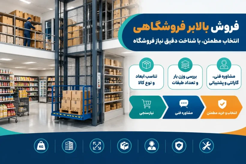 موراد شناختی در فروش بالابر فروشگاهی